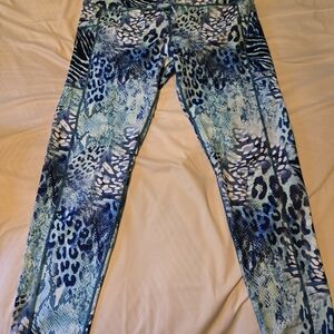 Constantly Varied Gear Blue Animal Print Leggings